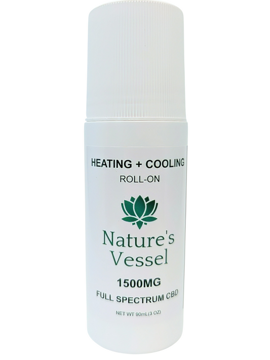 Nature's Vessel CBD Heating/Cooling Roll-On Stick